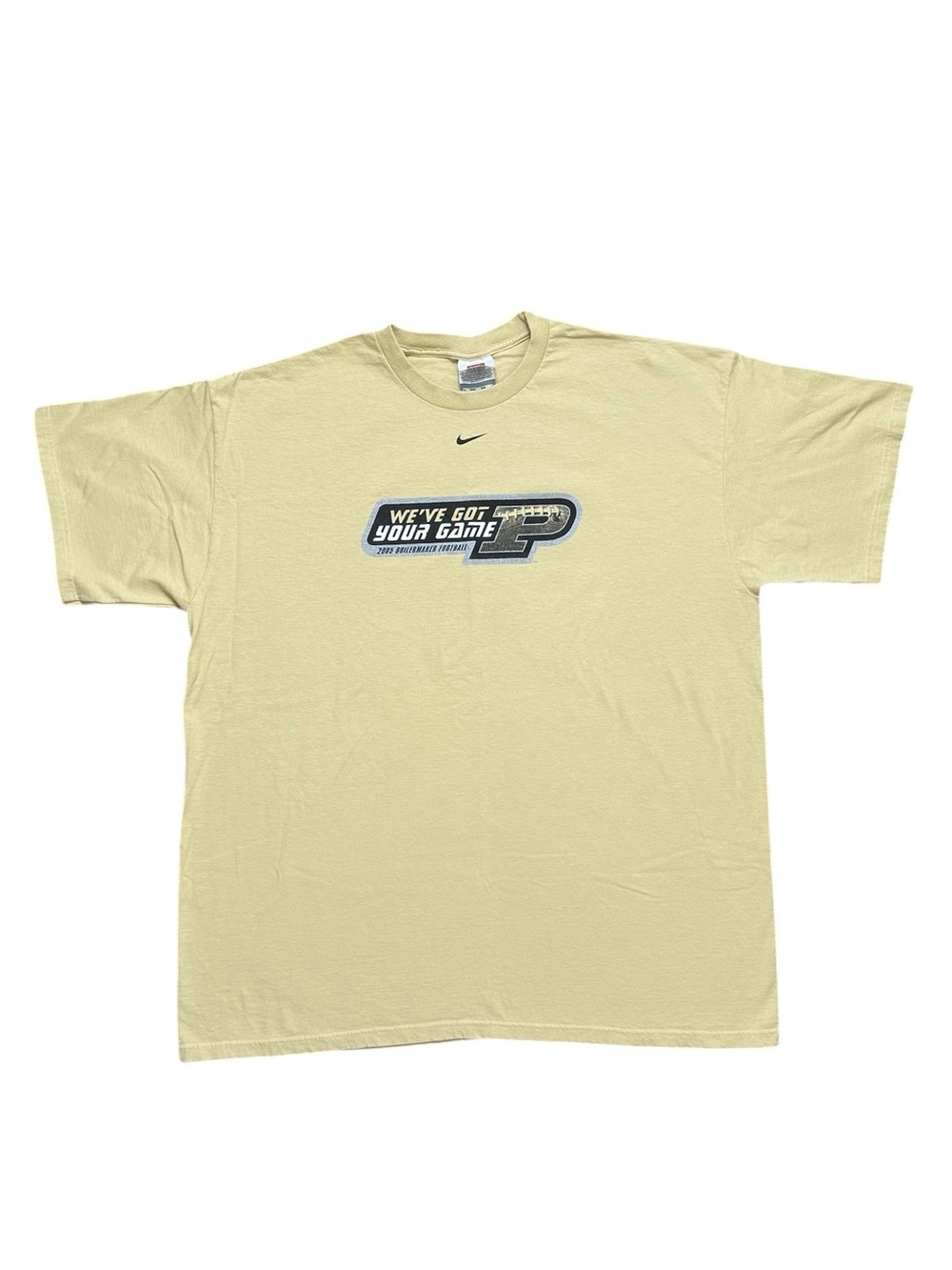 Nike 2005 Vintage Purdue T-Shirt Tee Shirt Boilermaker 2XL XXL